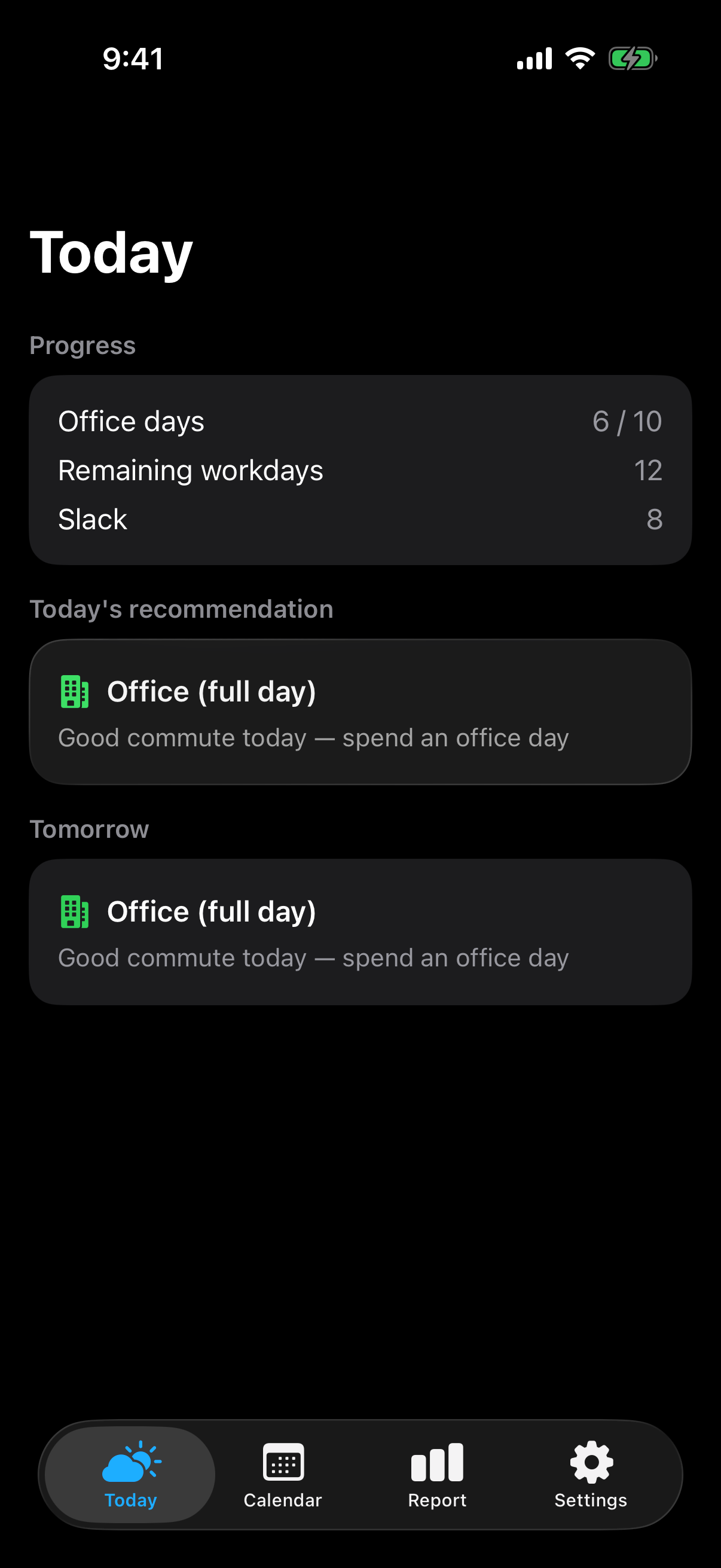 Officast dashboard